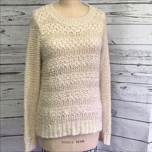 Forever 21 Ivory Knit Sweater